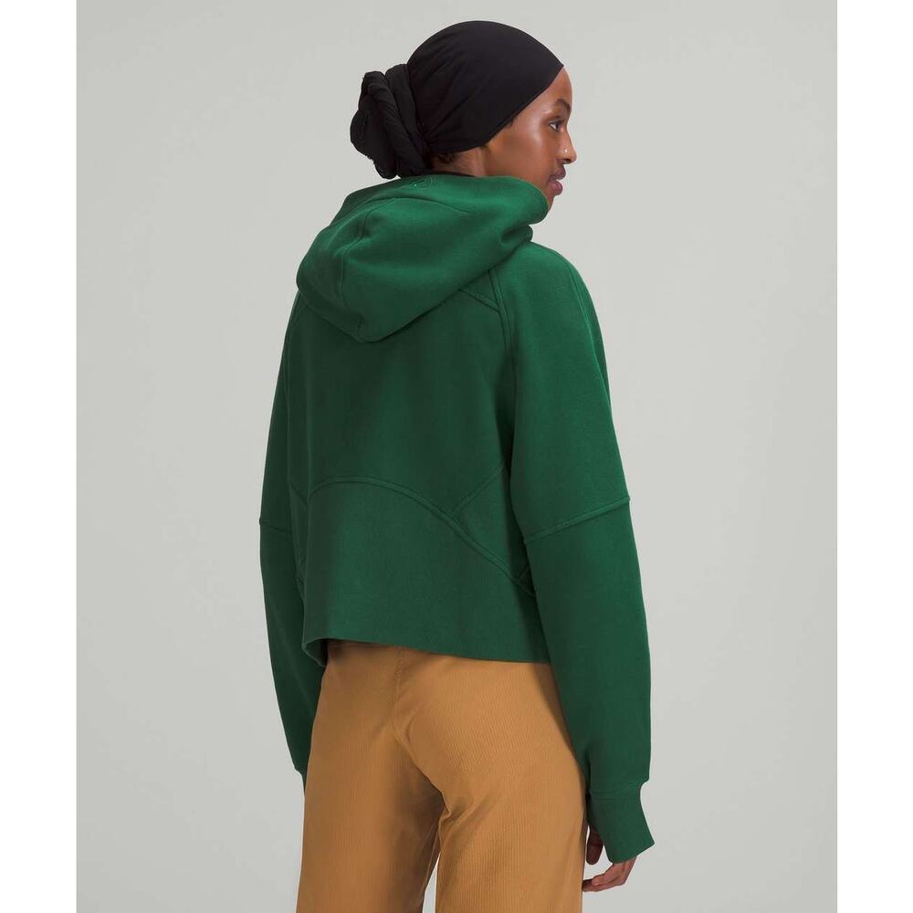 Lululemon Scuba Oversized Half-Zip Hoodie Everglade Green - Size: M/L - Picture 3 of 9